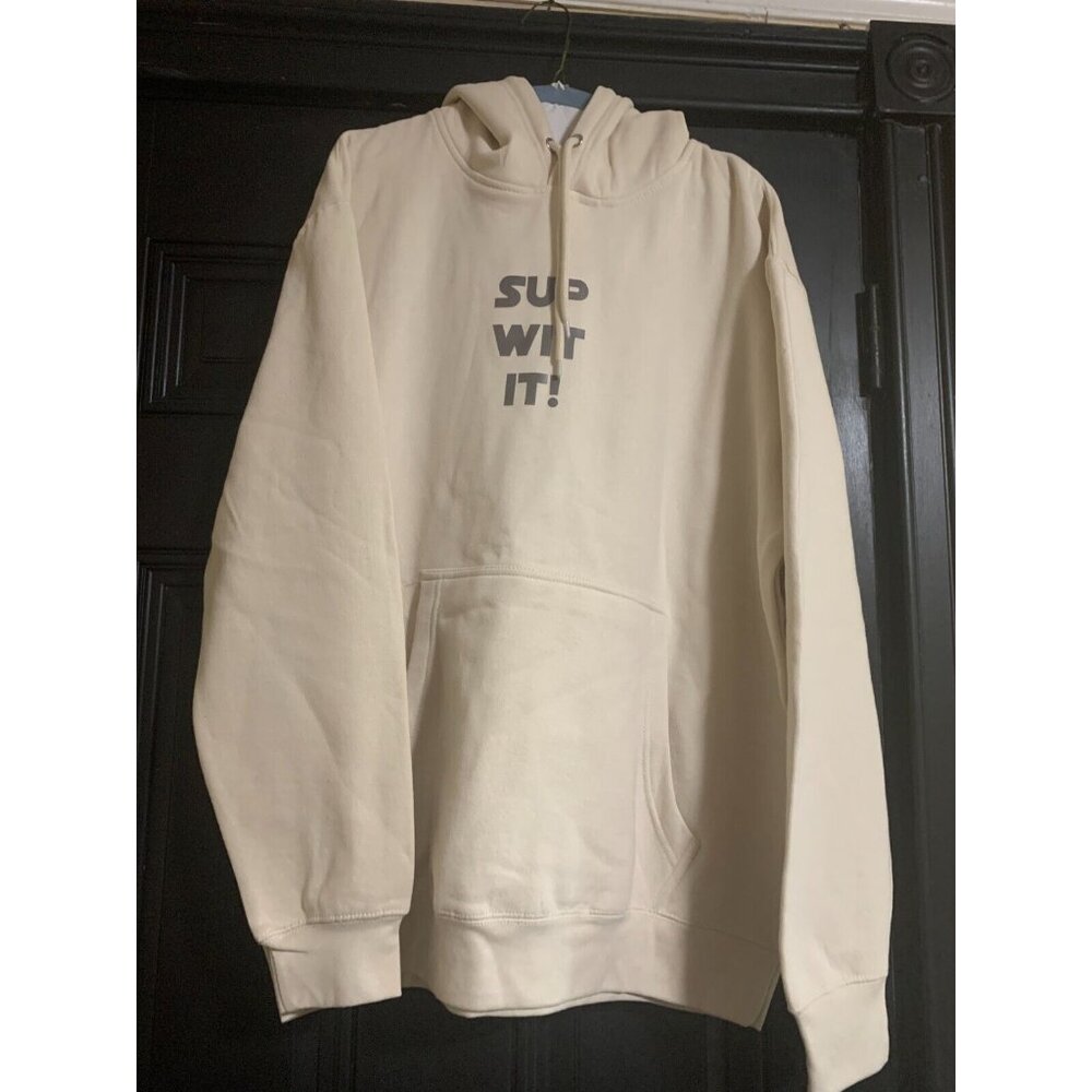 Lane 7 Unisex Pullover Hoodie Sweatshirt Size XL Sandshell Color